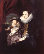 Portrait of a Woman and Child